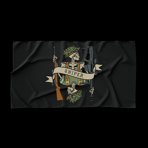 Sniper Death Card Flag