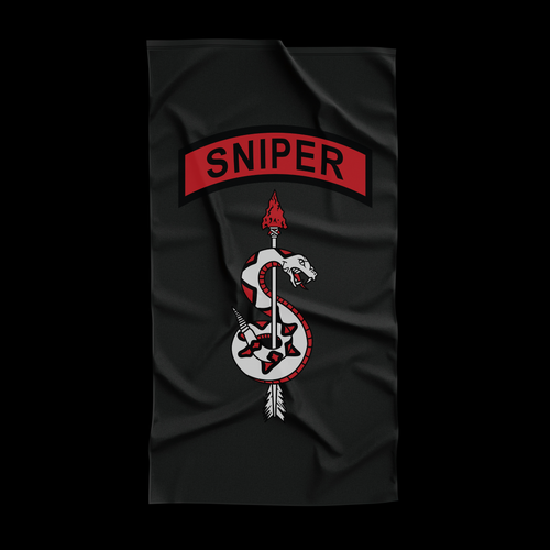 Sniper Snake & Arrow Flag