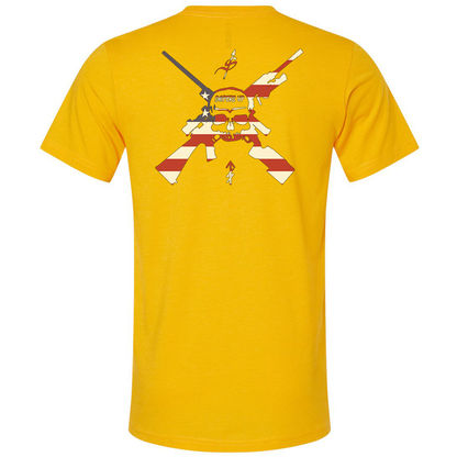 Snipers Up American Flag Logo Tee