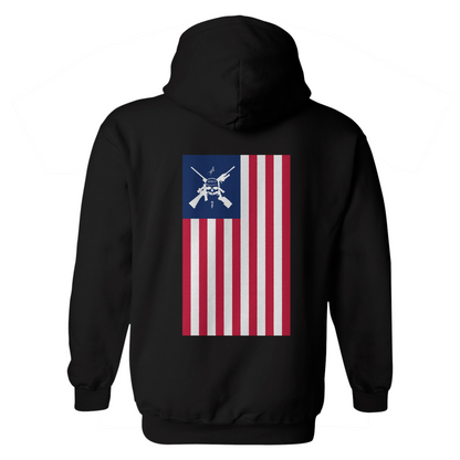 Snipers Up American Flag Hoodie