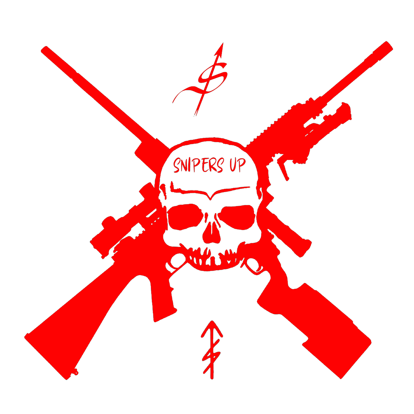 Snipers Up Decal