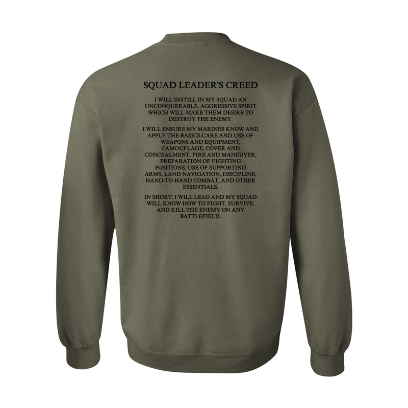 Load image into Gallery viewer, Squad Leader&#39;s Creed Sweatshirt
