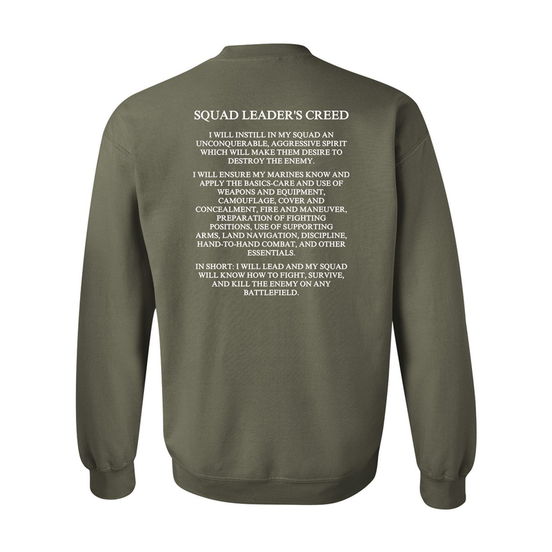 Load image into Gallery viewer, Squad Leader&#39;s Creed Sweatshirt
