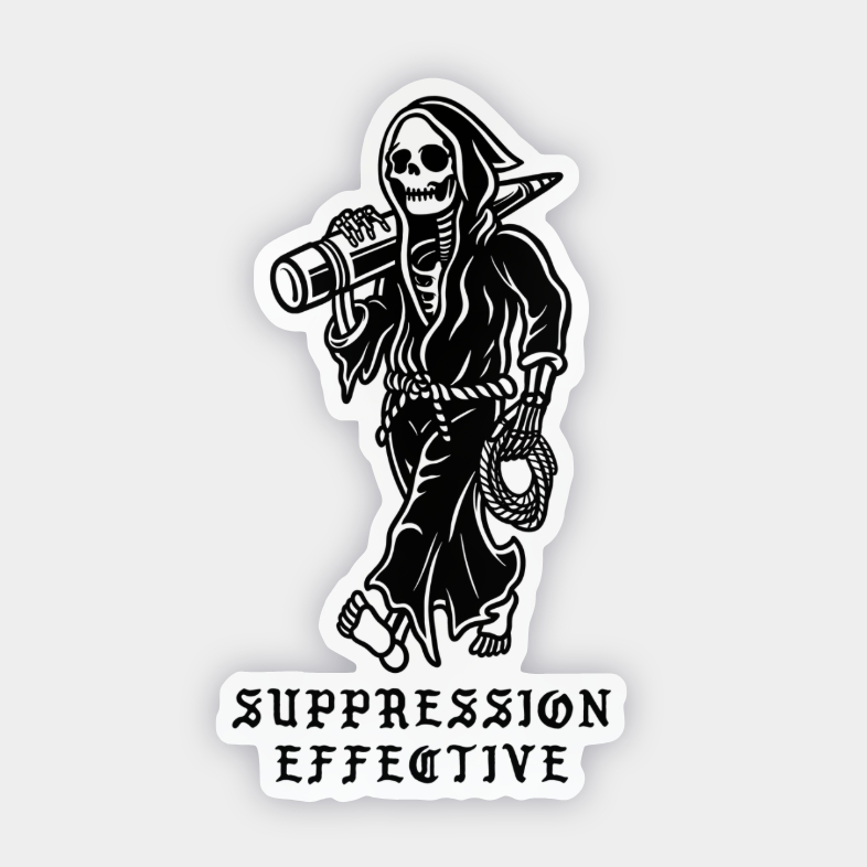 Suppression Effective Sticker