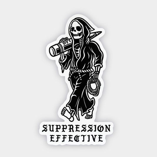 Suppression Effective Sticker