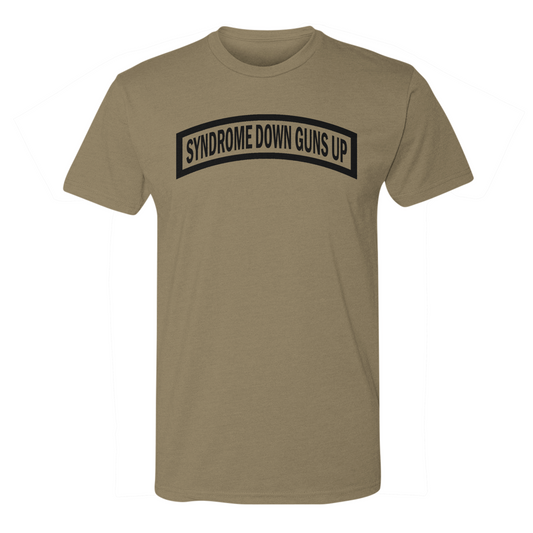 Syndrome Down Guns Up Tab Tee