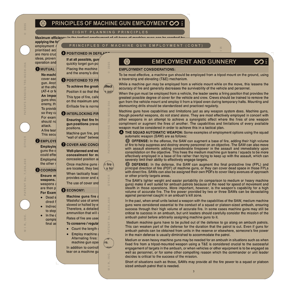 Machine Gun Employment Module