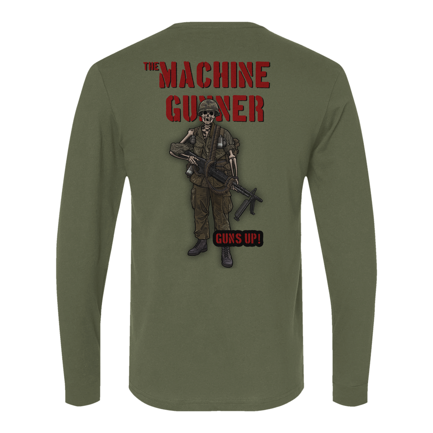 The Machine Gunner Long Sleeve Tee