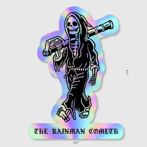 The Rainman Cometh Sticker