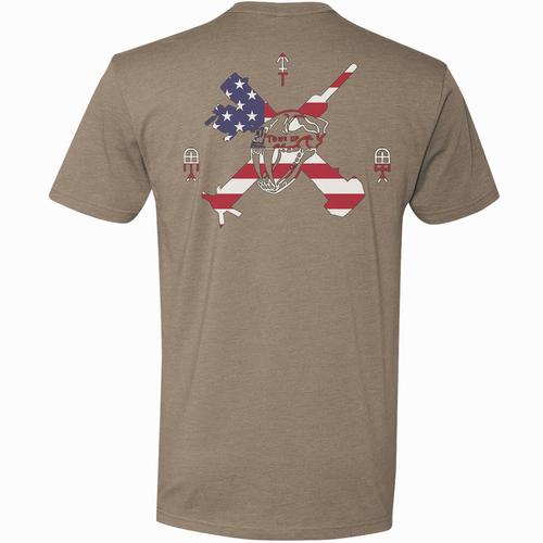 Tows Up American Flag Logo Tee