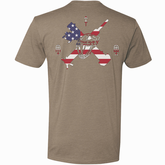 Tows Up American Flag Tee