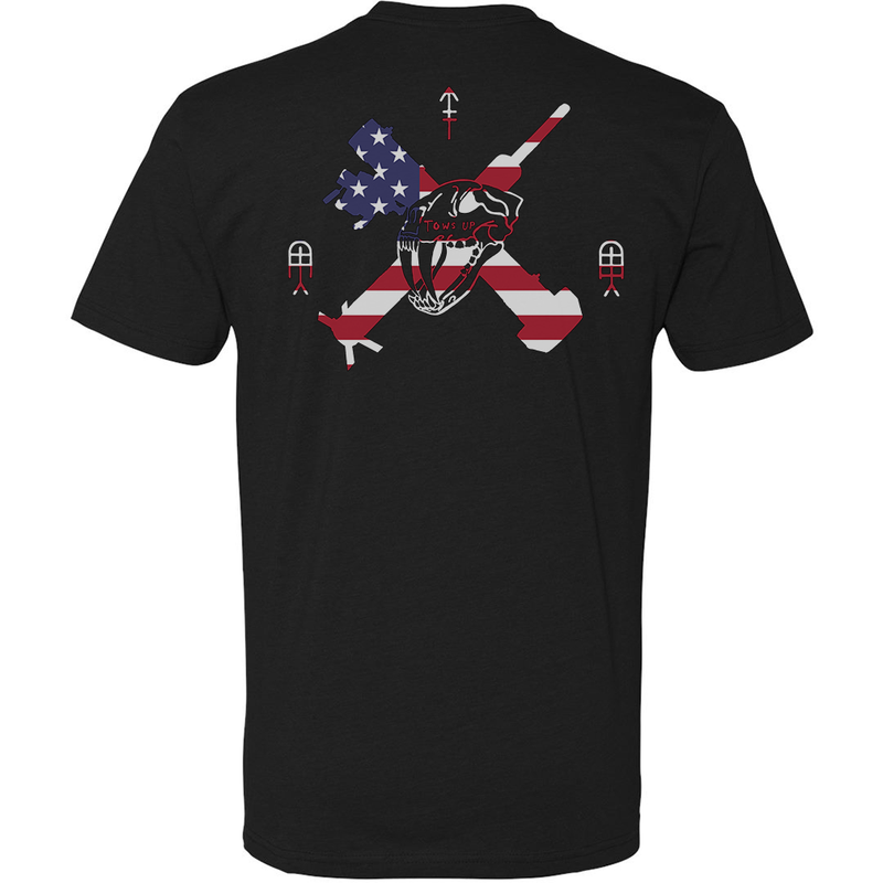 Load image into Gallery viewer, Tows Up American Flag Tee
