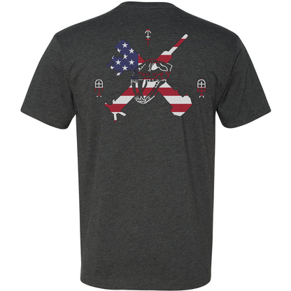 Tows Up American Flag Logo Tee