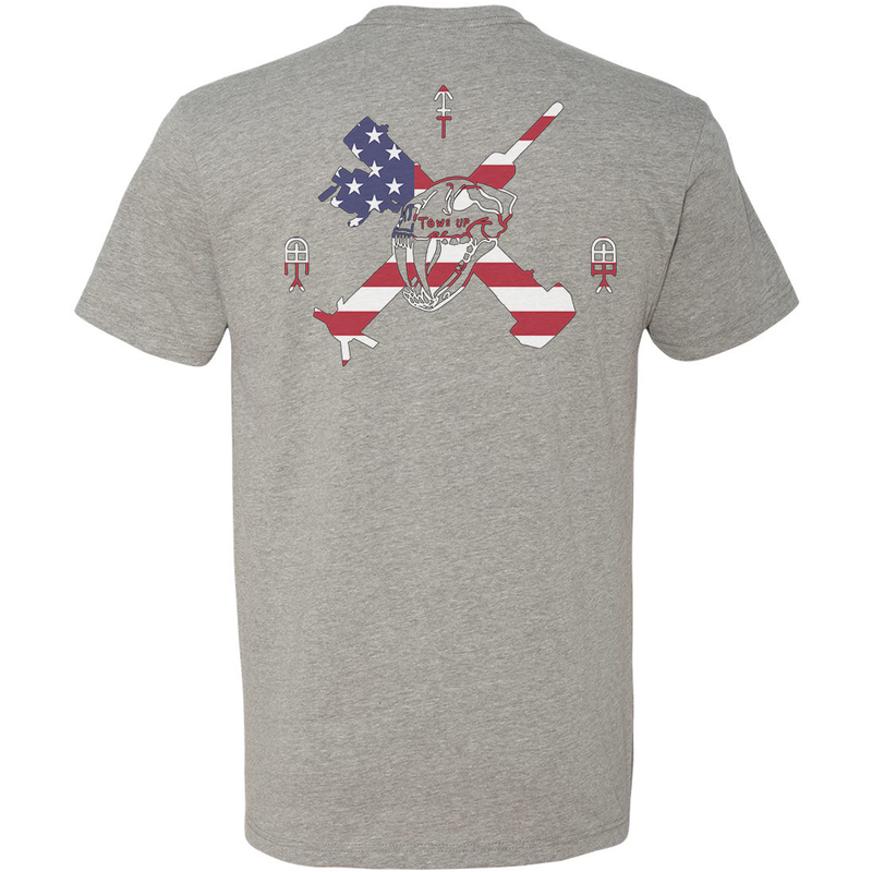 Load image into Gallery viewer, Tows Up American Flag Tee
