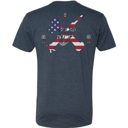 Tows Up American Flag Logo Tee
