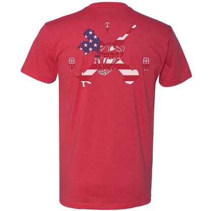 Tows Up American Flag Logo Tee