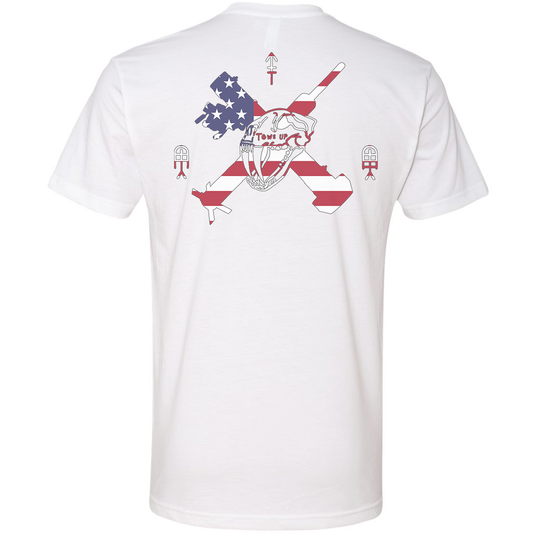 Tows Up American Flag Tee