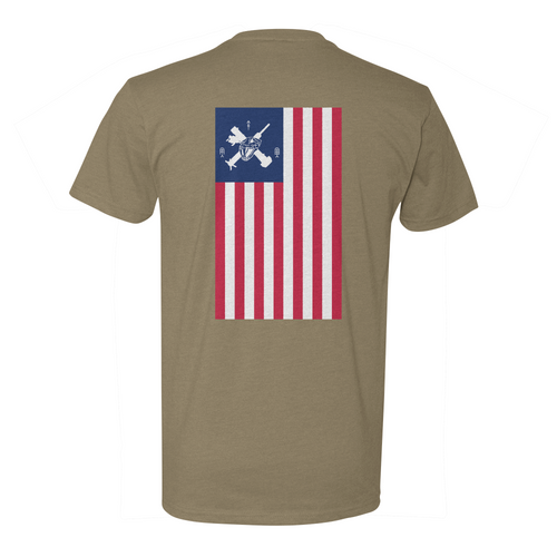Tows Up American Flag Tee