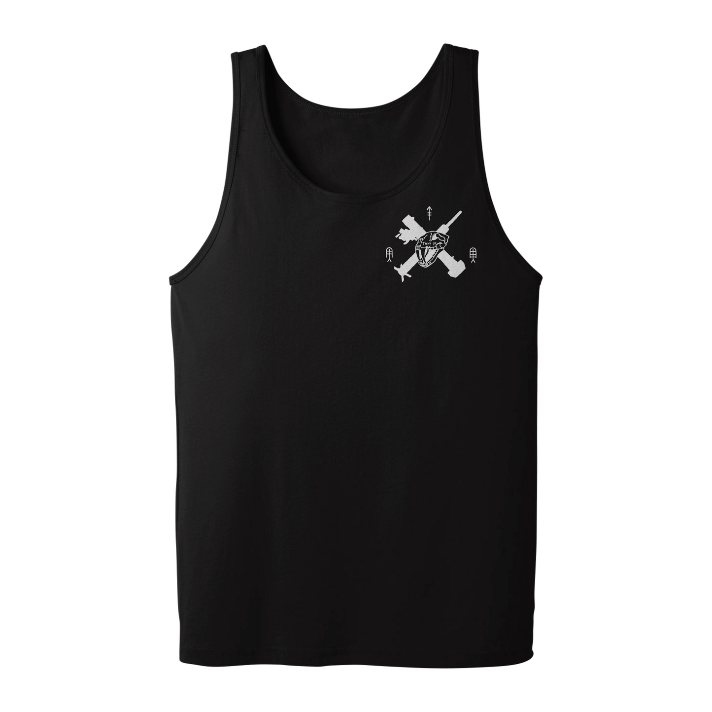 Tows Up American Flag Tank