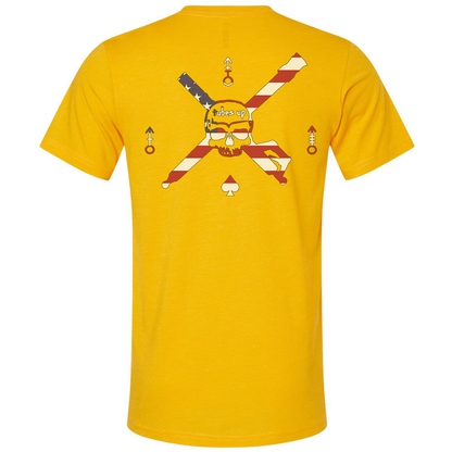 Tubes Up American Flag Logo Tee