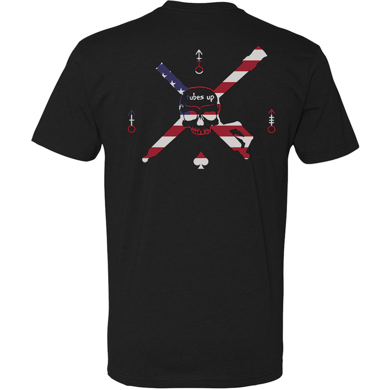 Load image into Gallery viewer, Tubes Up American Flag Tee
