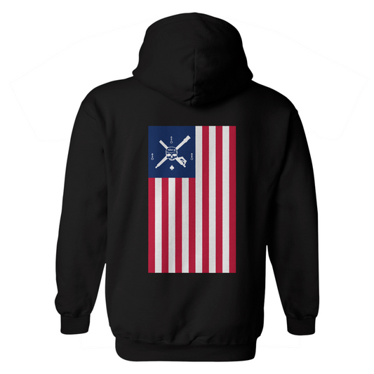 Tubes Up American Flag Hoodie