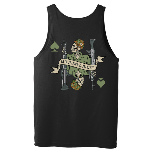 Vietnam Machine Gunner Death Card Tank