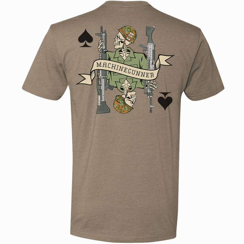 Load image into Gallery viewer, Vietnam Machine Gunner Death Card Tee
