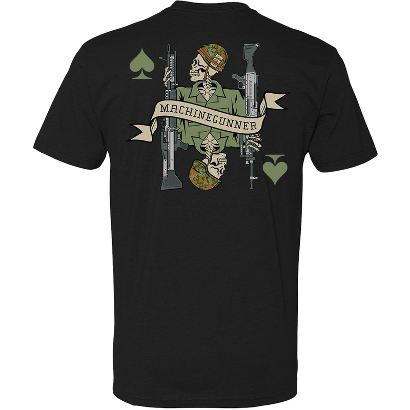 Load image into Gallery viewer, Vietnam Machine Gunner Death Card Tee
