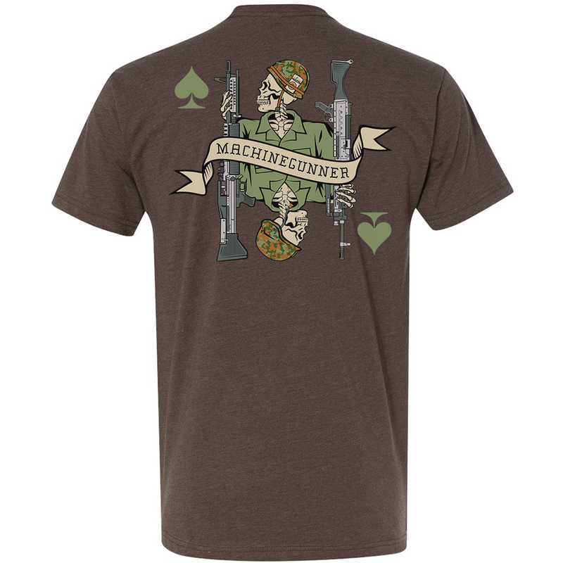 Load image into Gallery viewer, Vietnam Machine Gunner Death Card Tee
