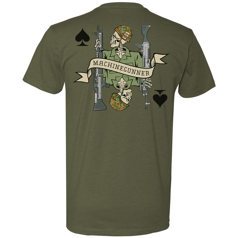 Load image into Gallery viewer, Vietnam Machine Gunner Death Card Tee
