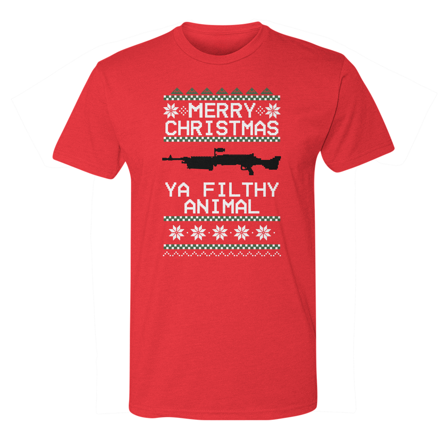 Merry Christmas Ya Filthy Animal Tee
