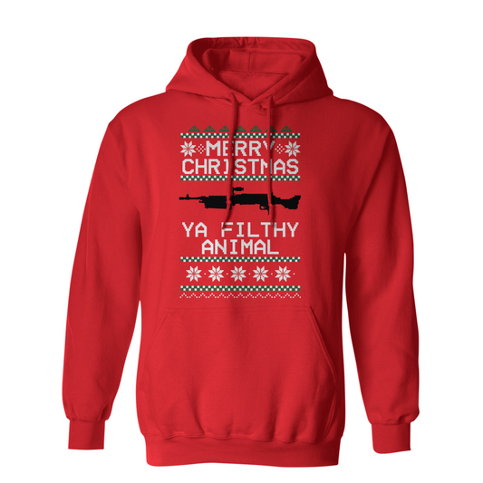 Merry Christmas Ya Filthy Animal Hoodie