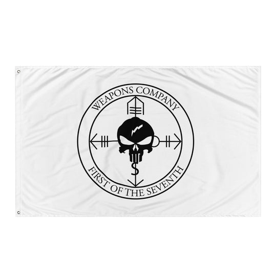 1st Battalion 7th Marines Weapons Company Flag