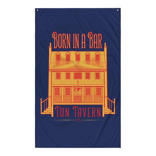 Born In A Bar Flag