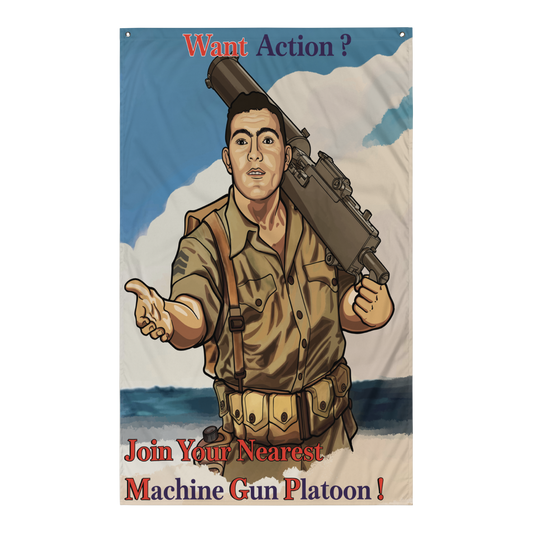 Join the Machine Gun Platoon Flag