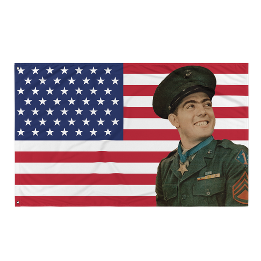 John Basilone American Flag
