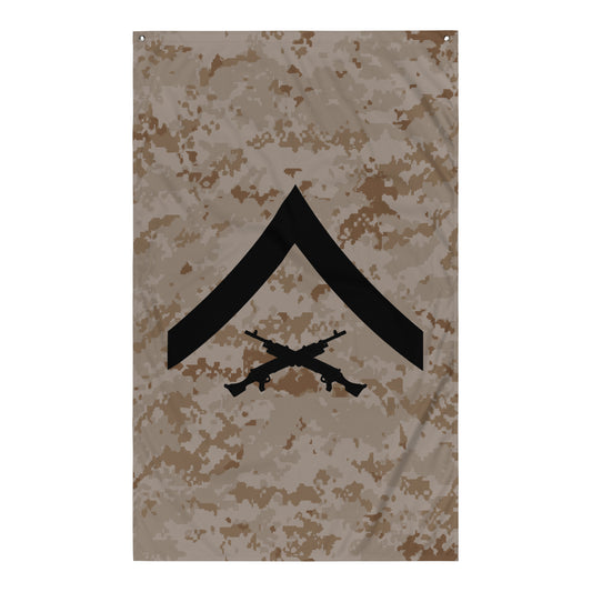 Machine Gunner Rank Flag