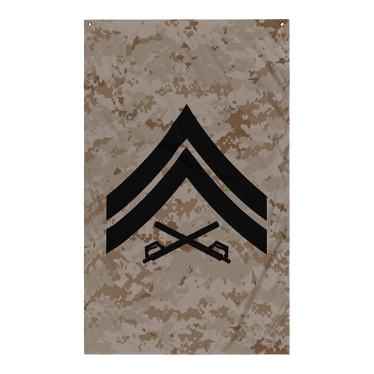 60mm Mortarman Rank Flag