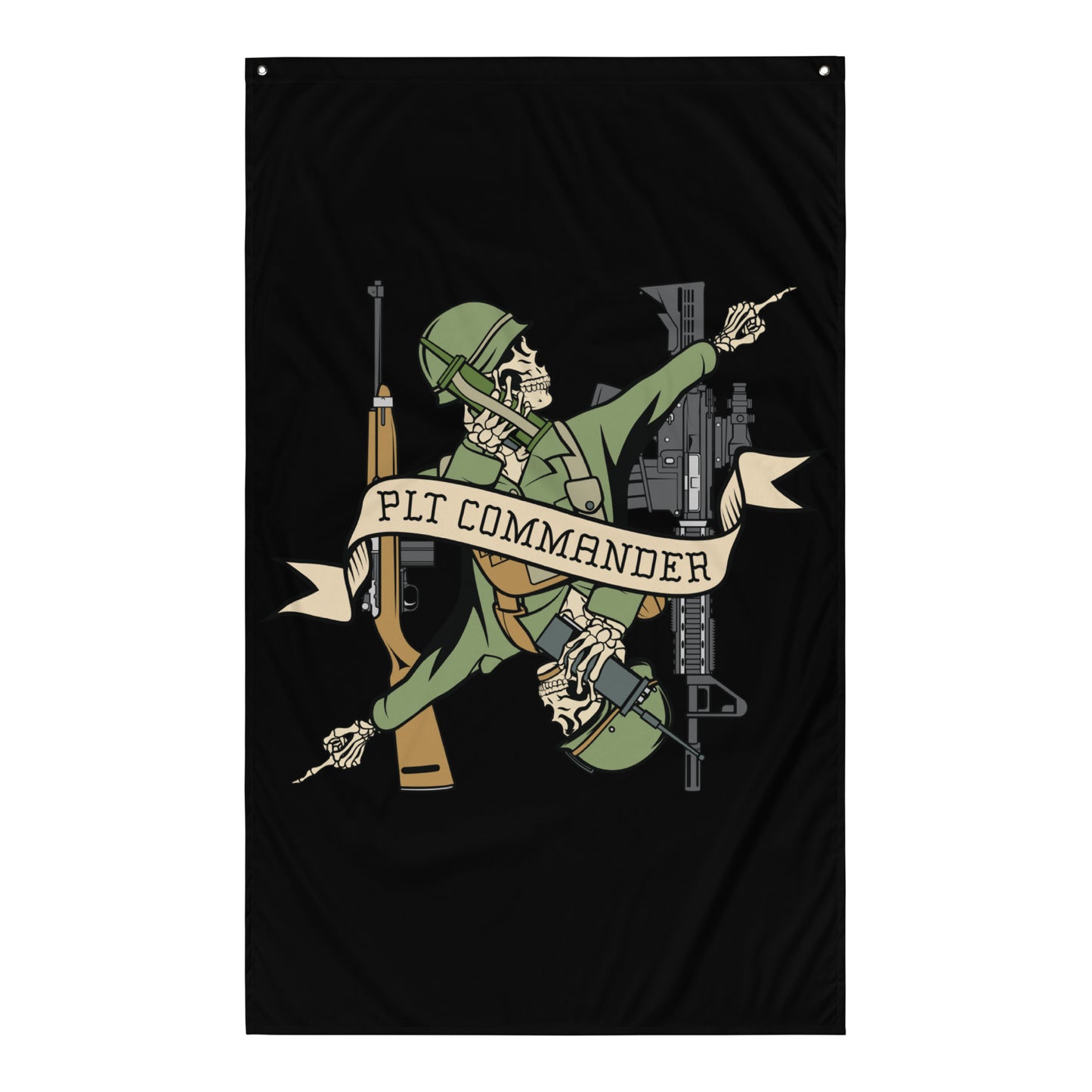 Platoon Commander Death Card Flag