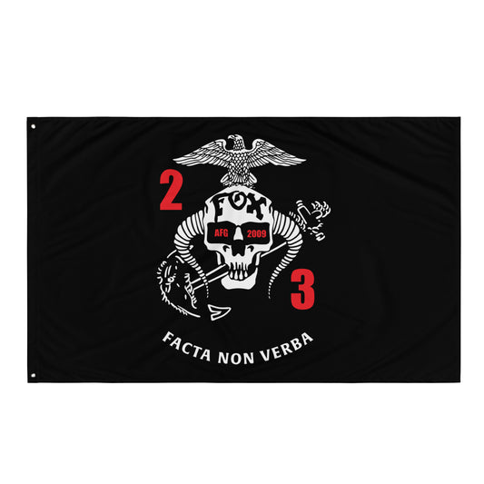 2/3 Fox Afghan 2009 Deployment Flag