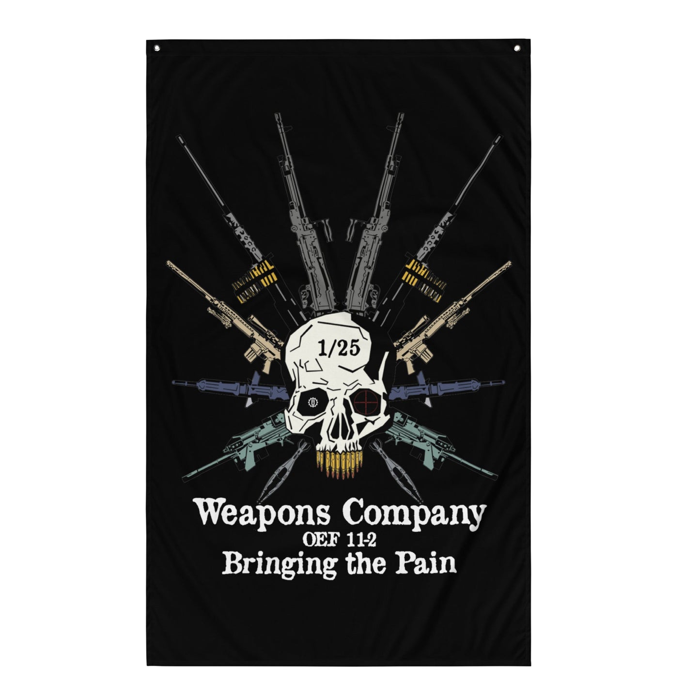 1/25 Weapons Company OEF 11-2 Flag