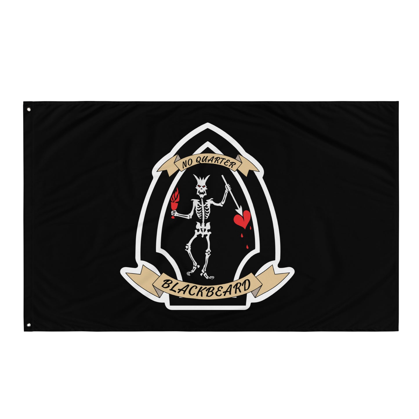1/2 Blackbeard Flag