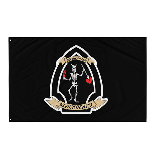 1/2 Blackbeard Flag