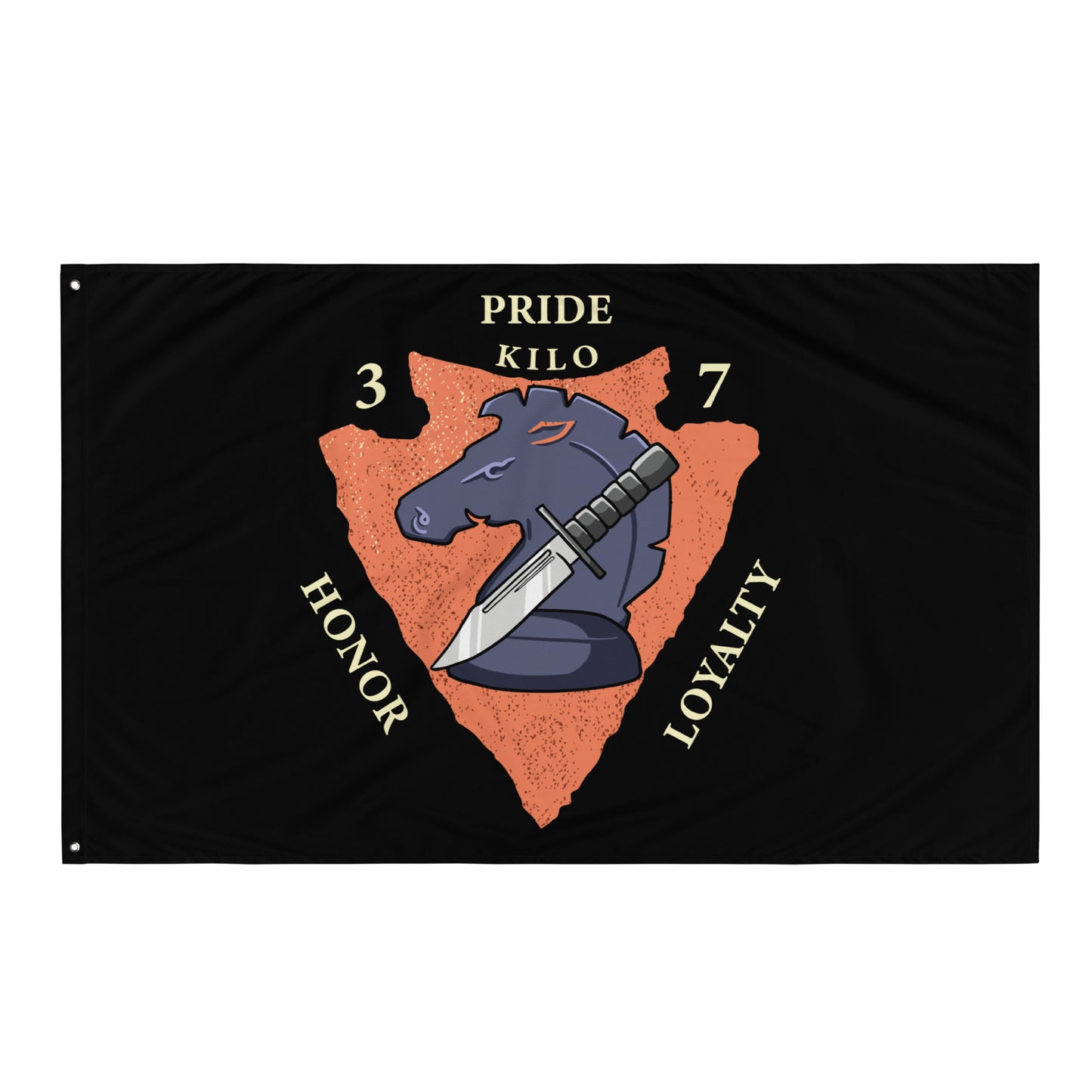3/7 Kilo "Pride Honor Loyalty" Flag