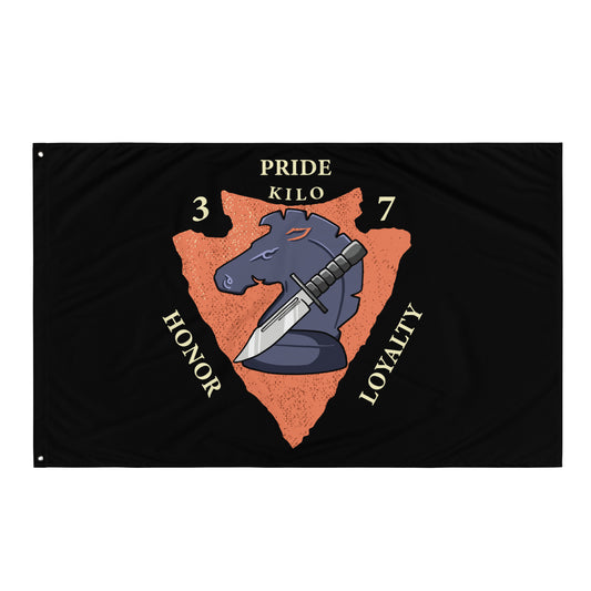 3/7 Kilo "Pride Honor Loyalty" Flag