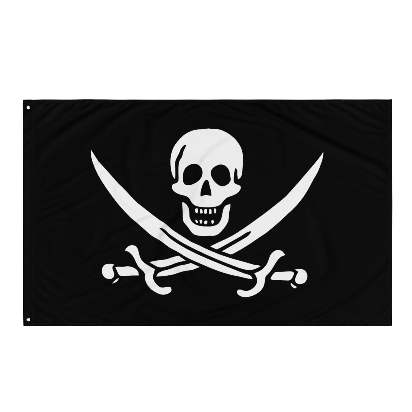 Crossed Swords Jolly Roger Flag