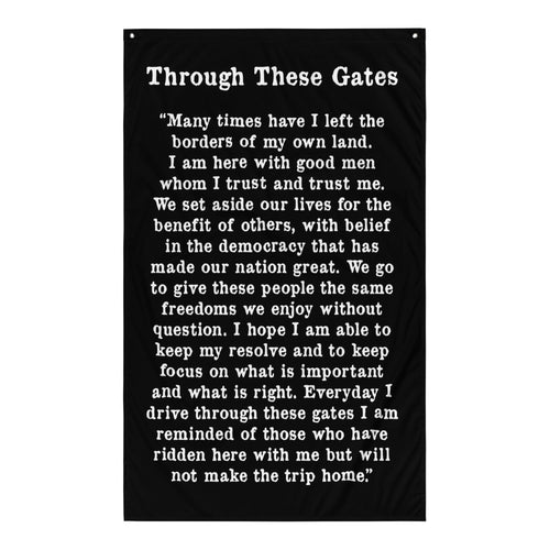 Through These Gates Flag