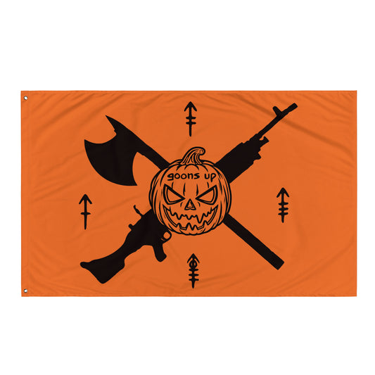 Goons Up Halloween Flag