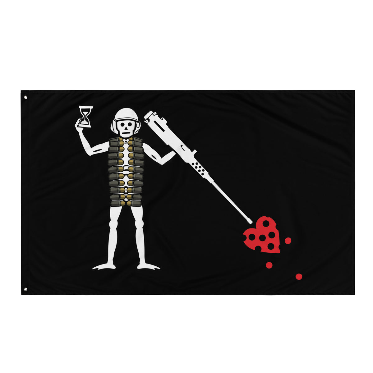 Blackbeard Tracks Flag